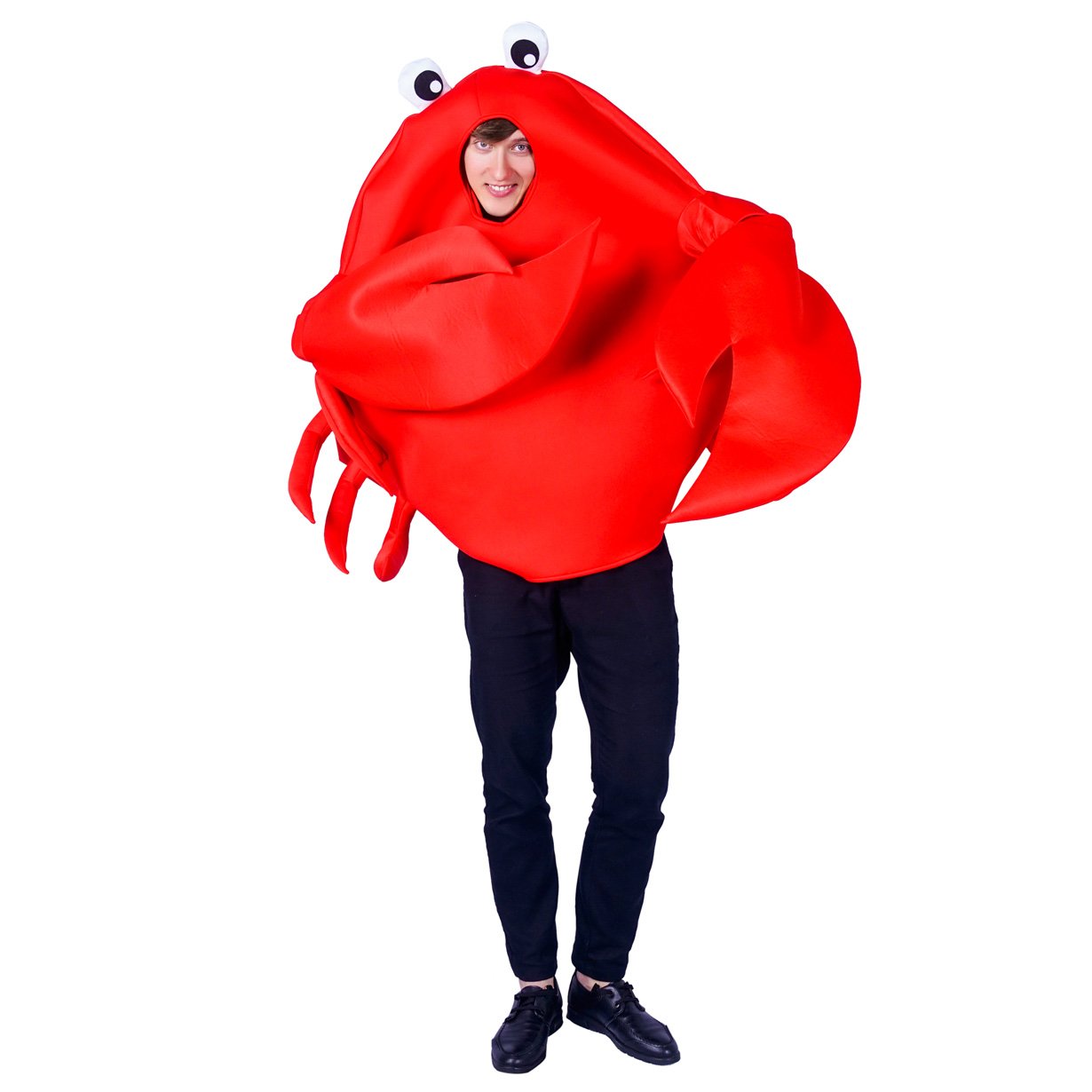 Adult Unisex Crab Costume Funny Animal Party Costume