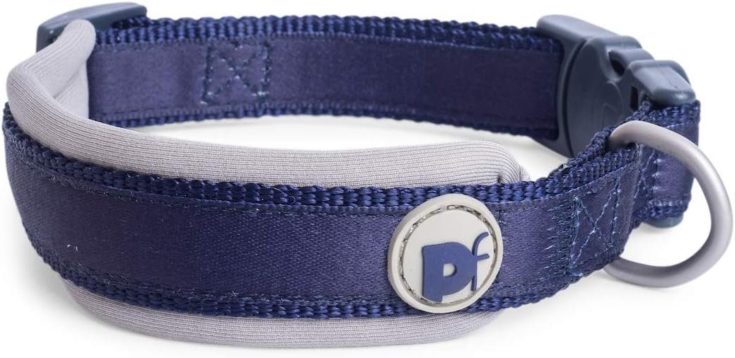 Petface Outdoor Paws Neoprene Padded Dog Collar, Large, L