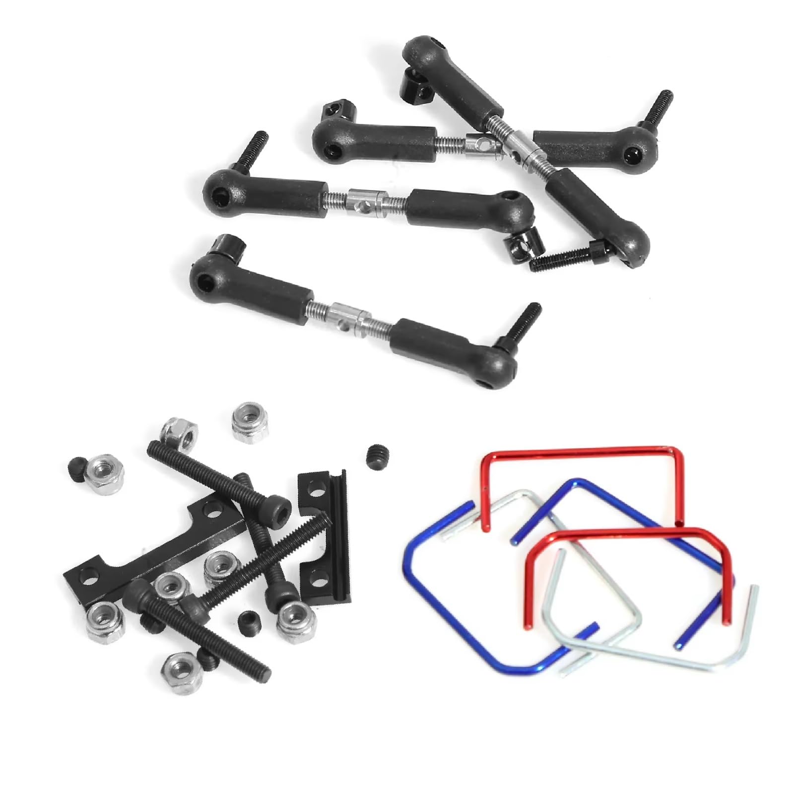 RC Car Accessories for Traxxas 1/16 for Slash for E-Revo Front and Rear Wide Sway Bar Anti Roll Bar Kit RC Car Upgrade Parts Accessories
