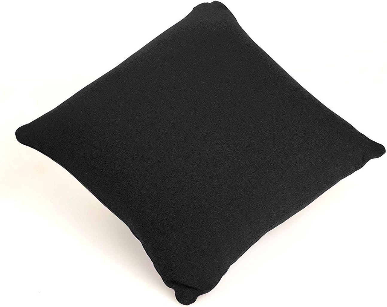 Cushie Pillows 11" x 11” Microbead Squishy/Flexible/Hypoallergenic/Comfortable Square Pillow With Removable Cover