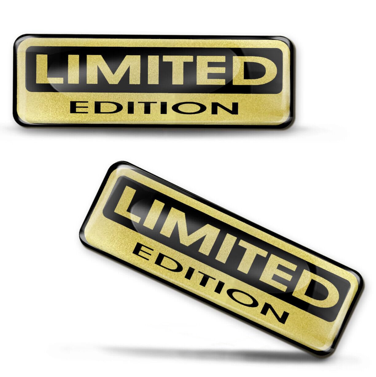 Skinoeu Multicolor 2 X 3D Gel Silicone Stickers Limited Edition Gold Stickers Car Motorcycle Bicycle Skate Window Door Phone Pc Laptop Tuning Ks 86