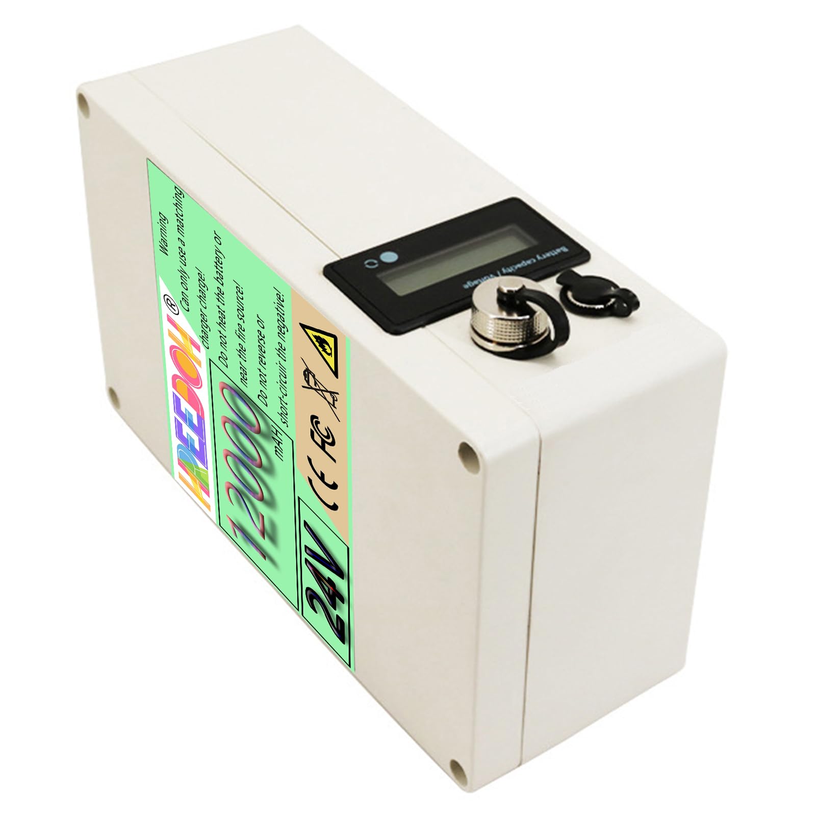 Akumulator litowo-jonowy 24 V, akumulator zamienny litowo-jonowy 24 V, 12 Ah z ładowarką do silnika robota AGV 0–300 W