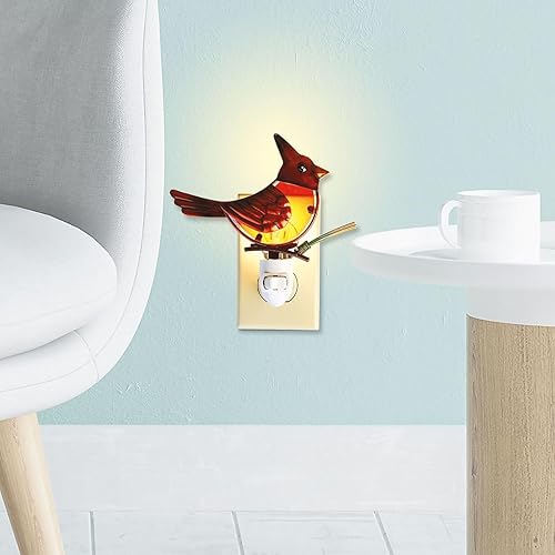 Miniatura 9 de Current Luz nocturna decorativa con diseño de muñeco de nieve de vitral, 6 pulgadas de alto, decoración de Navidad para vacaciones de invierno
