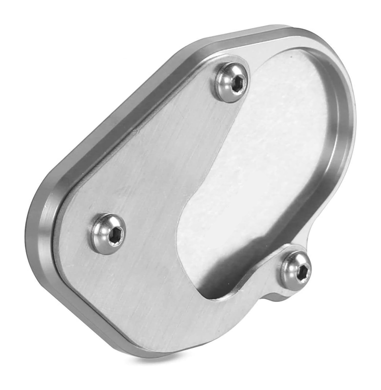 Seitenständer Plattenpolster Für F750 GS F 750 GS F850 GS F 850 ​​GS 2017-2021 Motorrad-Seitenständer Vergrößern Kickstand Support Zubehör Vergrößerungspad(Black a)