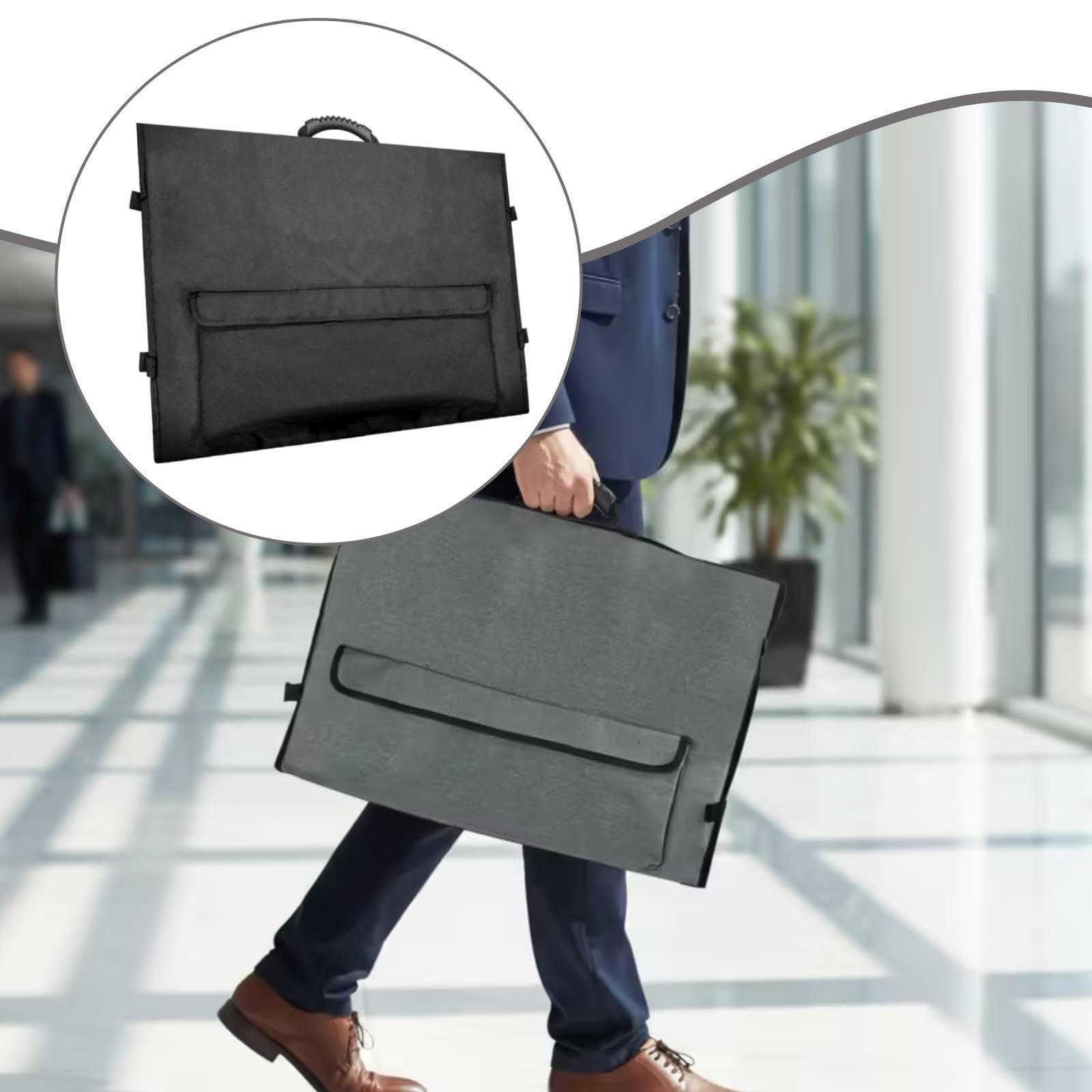 Borsa da Trasporto, Borsa da Viaggio, Borsa da Lavoro, Regalo per Dispositivi Portatili, Organizzata, Grande capacità, Accessori, Copertur, Nero
