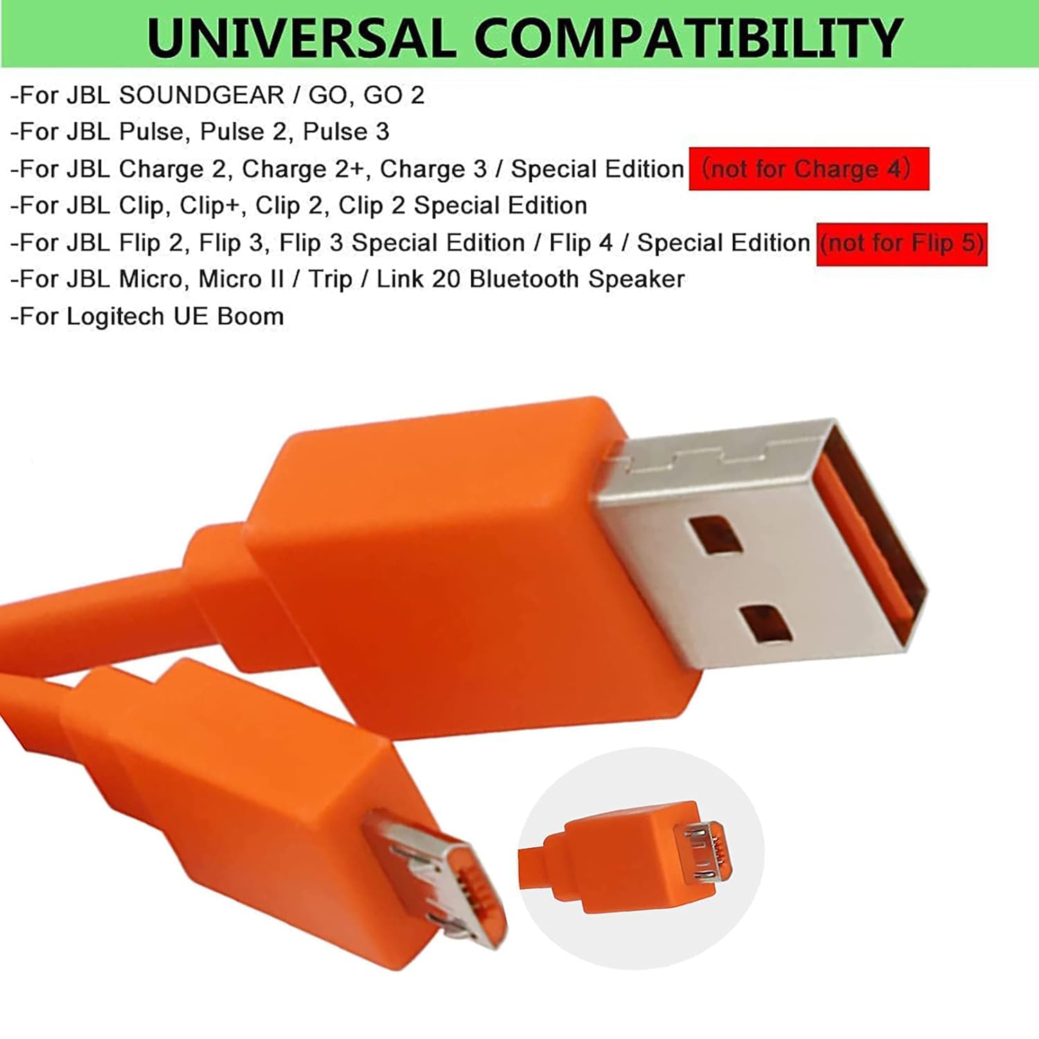 Usb Kabel Voor Jbl Charge 4 Flip 5 Link Portable Live 300tws Pulse 4 Tune   1m Oplaadkabel 3a Laad Snoer Pvc Datakabel Zwart