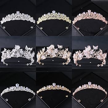 Amazon.com : ZIFENGXUAN Ladies Crown Tiara for Women Costume