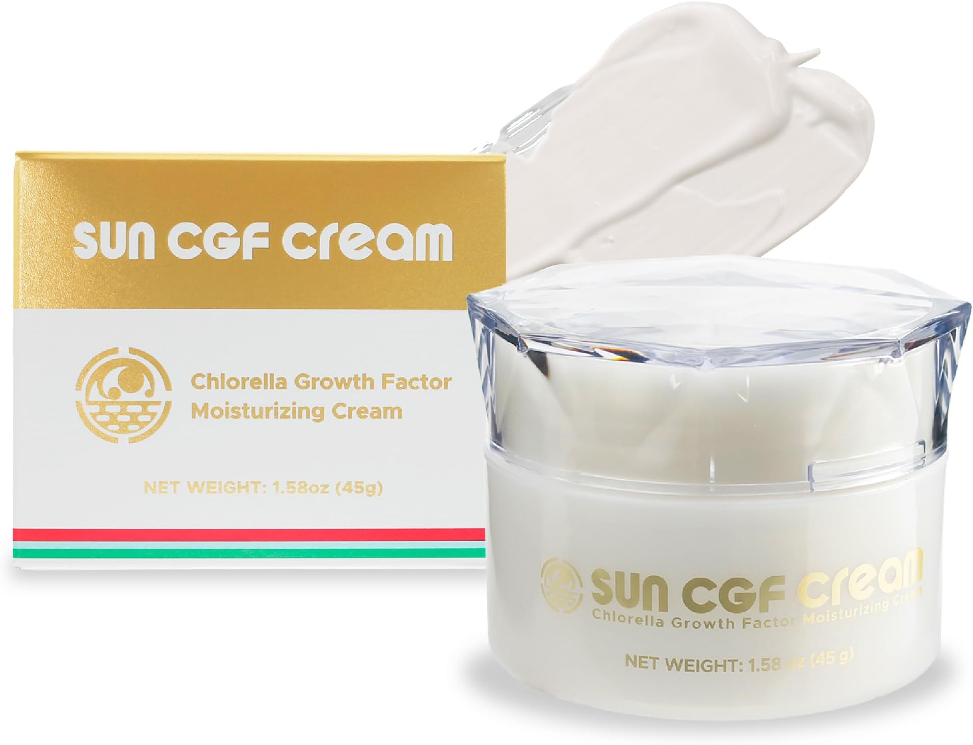 Cream Face Moisturizer Deep Hydration Boost, Natural Skin Care Helps Restore Balance & Reduce Appearance of Fine Lines & Wrinkles - Vibrant, Glowing Radiance - Paraben Free - 1.58oz