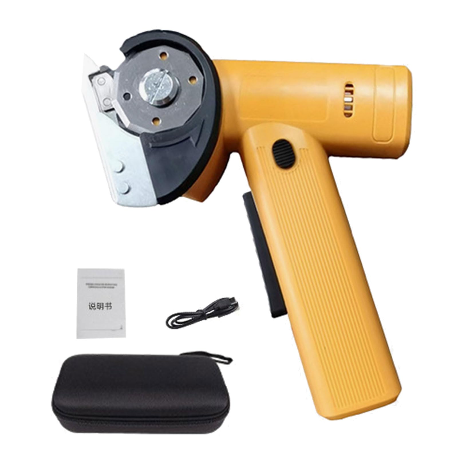 ZEPFJHE Electric Fabric Scissors Electric Cardboard Cutter for Carpet Leather Fabric Paper Dressmaking Clothing Sewing Rechargeable Cloth Scissors