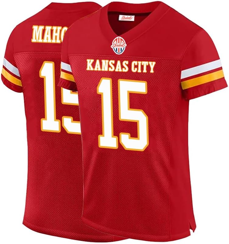 UNIPEACHMens/Youth Kansas City red Football Stitched Jerseys
