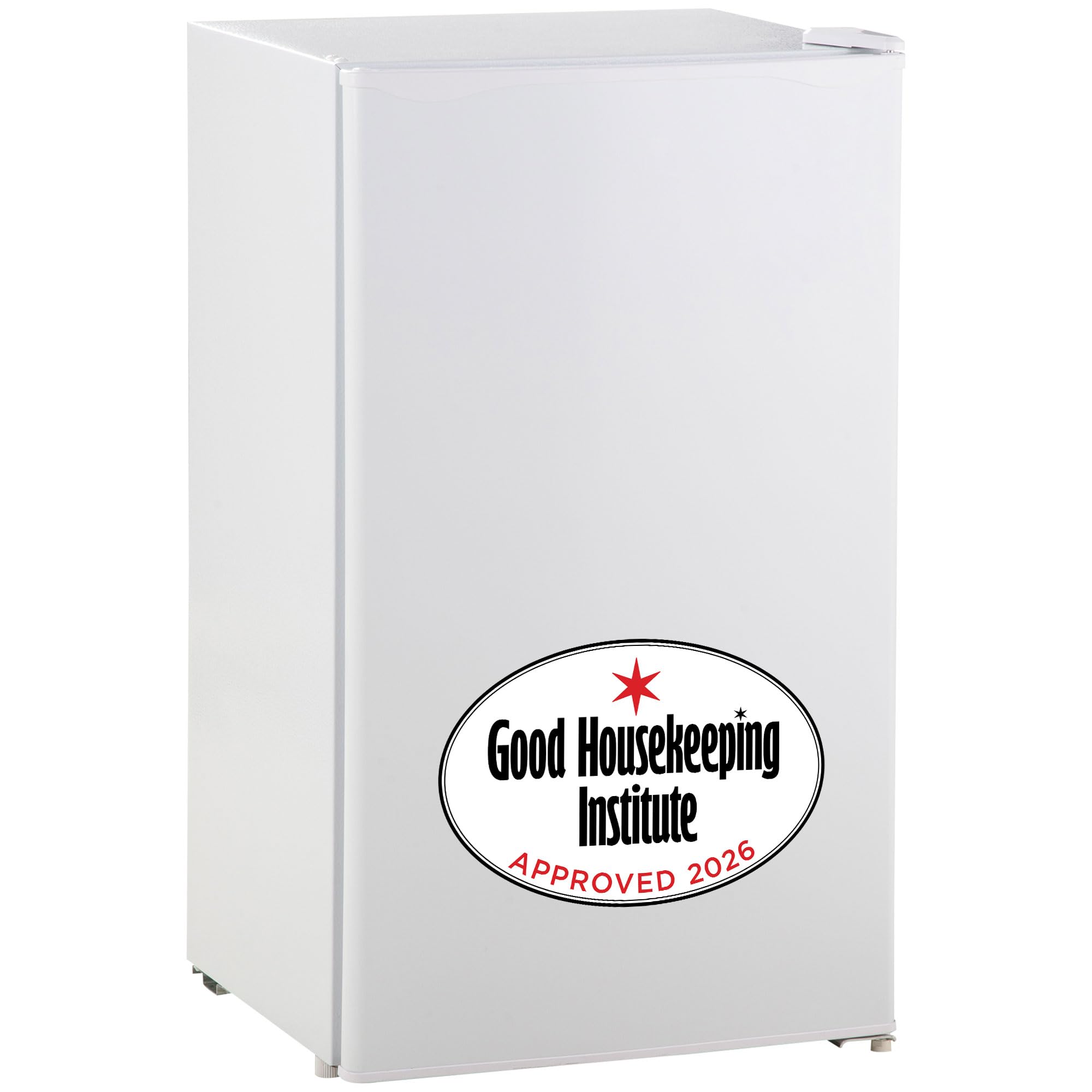 HOMCOM Freestanding Under Counter Fridge - 91 Litre - White - 47.5cm Wide