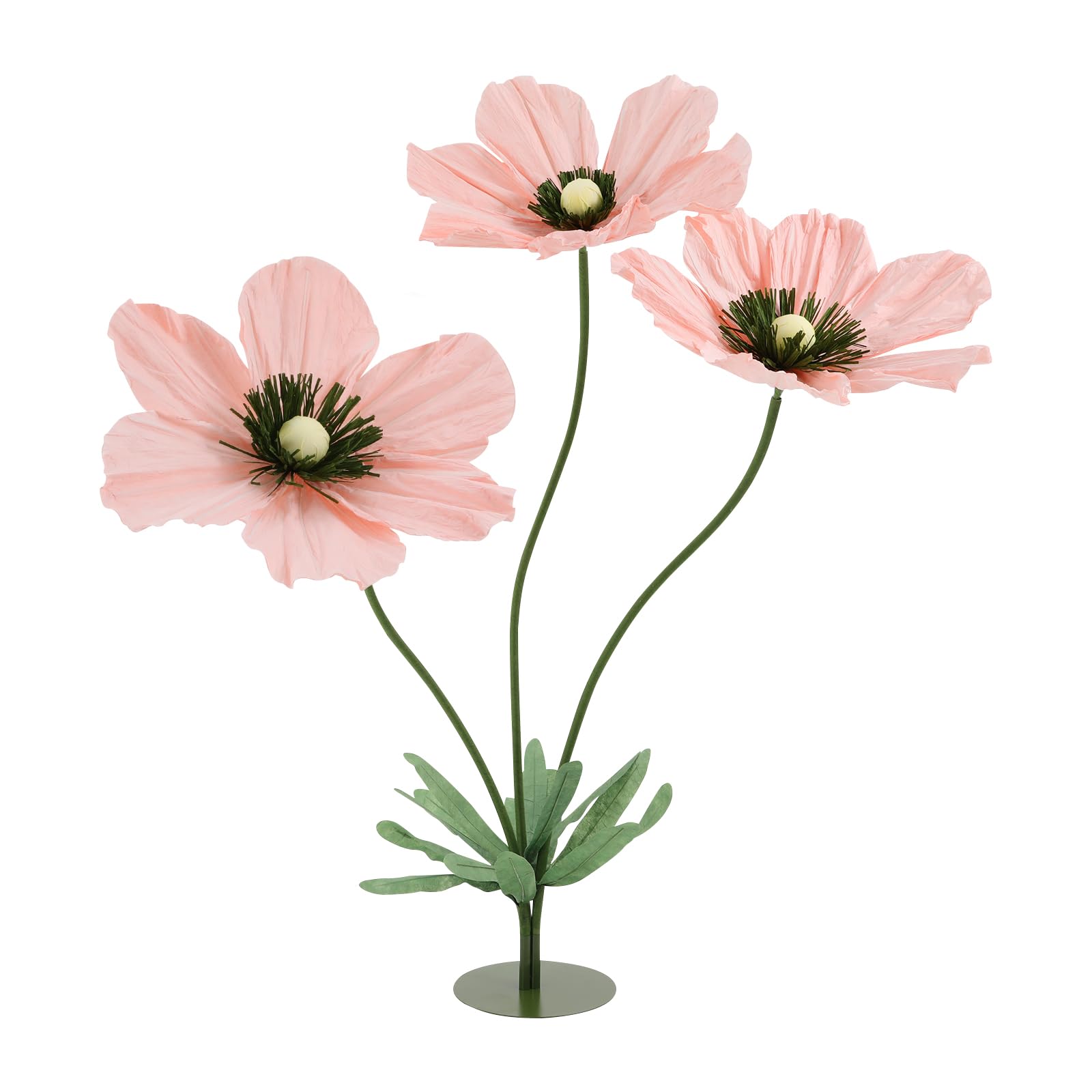Fleurs artificielles géantes réglables pour décorer sans entretien