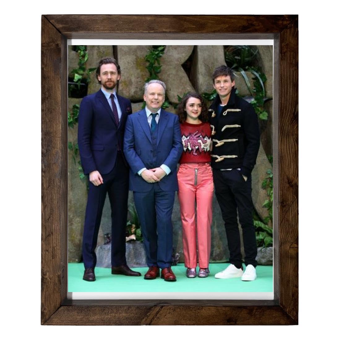 Tom Hiddleston - 14X17 Full Color Photo Sign With Wood Frame PTR #G1201726