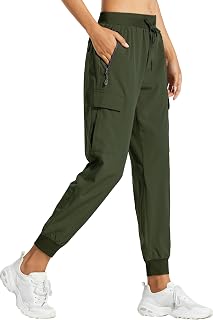 Libin Women's Quick-Dry Hiking Cargo Pants with UPF 50+ Protection