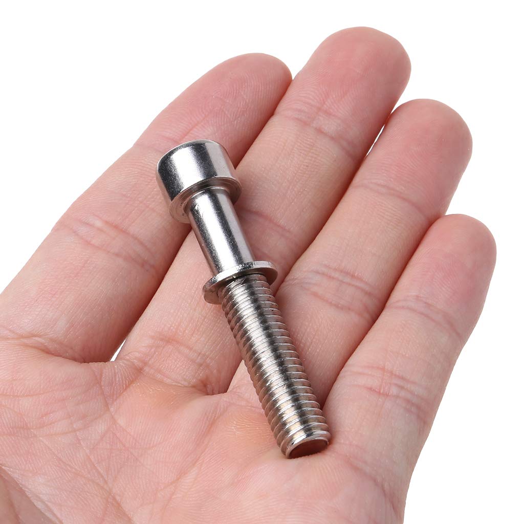 Q-XIAOKEAI,Bicycle Screw M8x43mm Seat Post Stainless Steel MTB Mountain Bike Tube Supplies