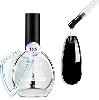 16.5ml Top Coat Clear Nail Polish, Quick Dry High Gloss Shine Large Volu...