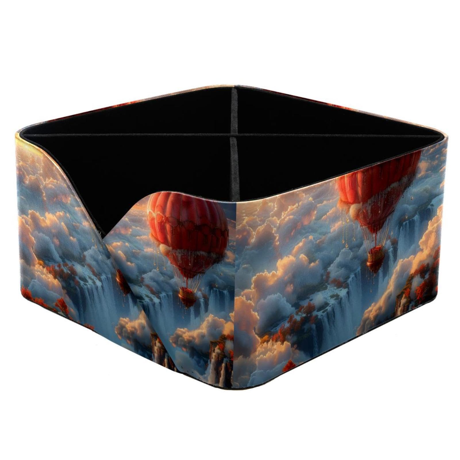 Boîte de rangement robuste contre le désordre de bureau rectangulaire