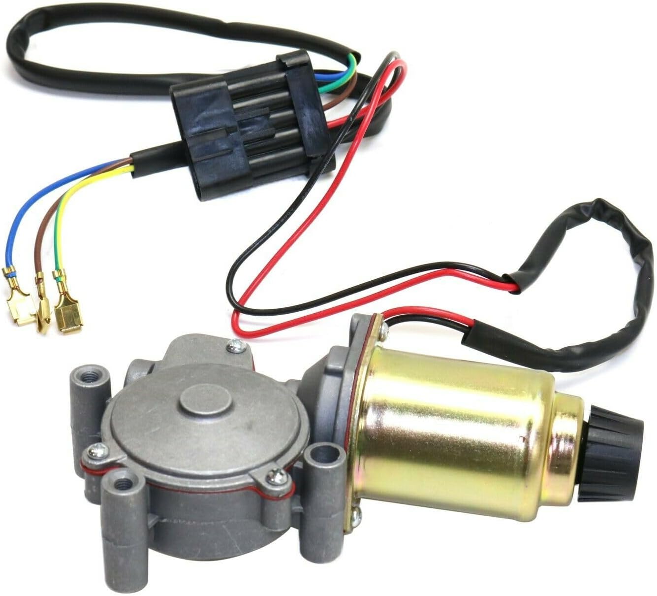 Set of 2 Headlight Motors Driver & Passenger Side Compatible with Convertible LH Pair 14140913