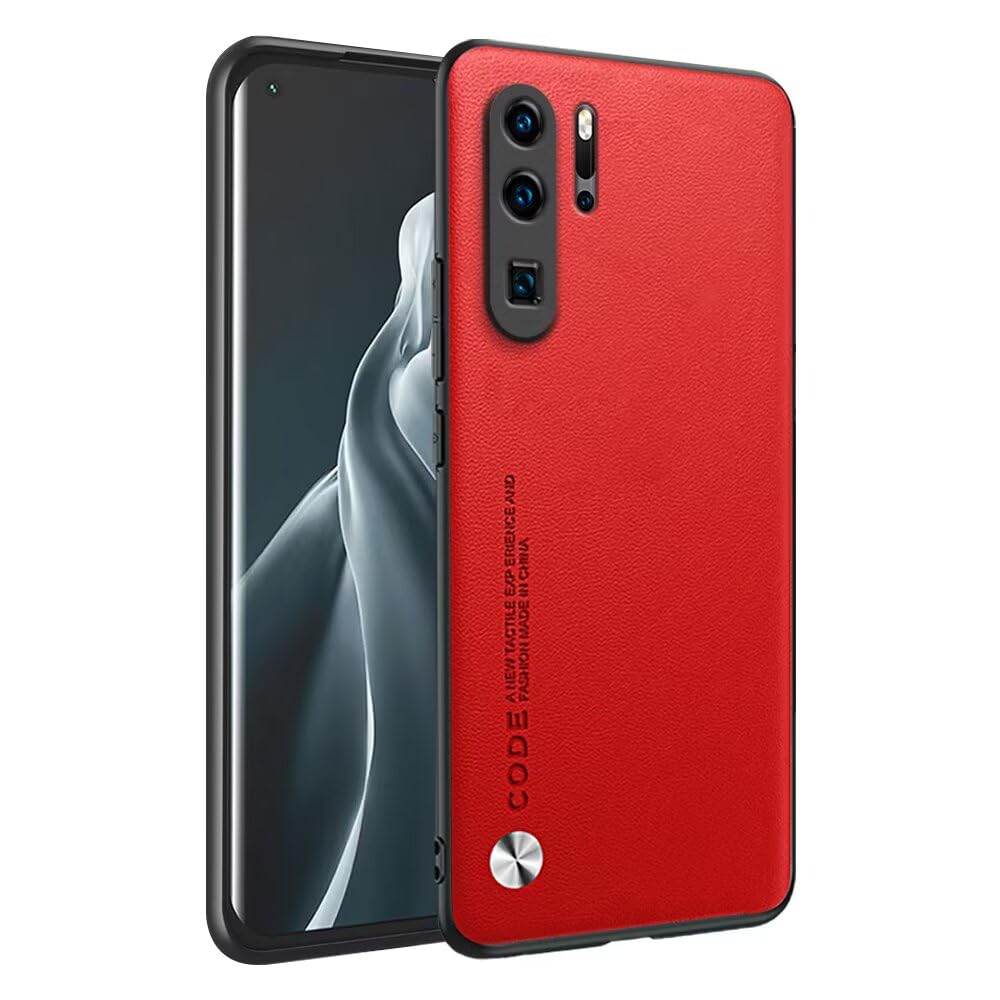 EASSGU [Telaio Elettrolitico Custodia per HUAWEI P30 Pro / P30 Pro New Edition (6.47 Inches) Cover Protettiva in Morbido Silicone TPU - Nero