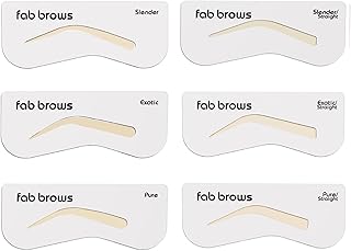 Fab Brows Plantillas de cejas Duo | 6 formas ...