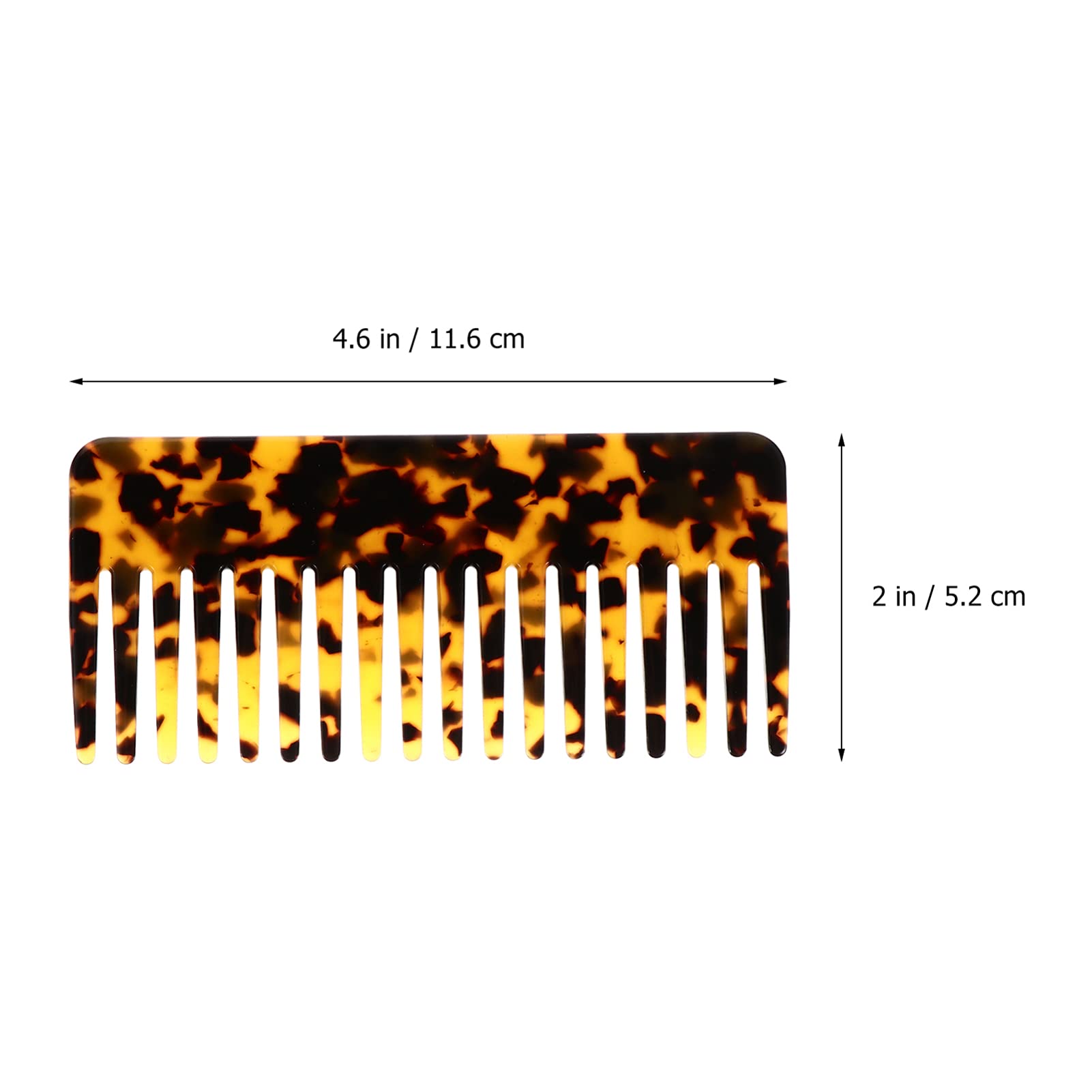 FRCOLOR 6stücke Anti-statik Kämme Aus Acetat Grobzinkige Haarstyling-kämme Für Friseure Und Hausgebrauch Für Glattes Und Lockiges Haar Hitzebeständig Und Hautfreundlich