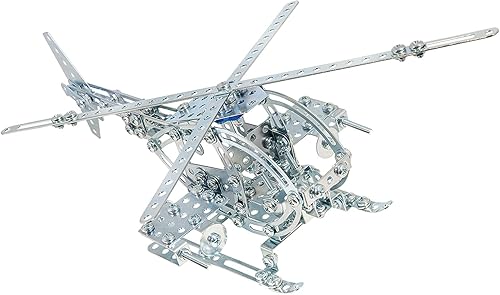 Miniatura 2 de Eitech Juego de construcción de helicóptero del ejército, juguete educativo STEM, introducción a la ingeniería y aprendizaje STEAM, construcción y