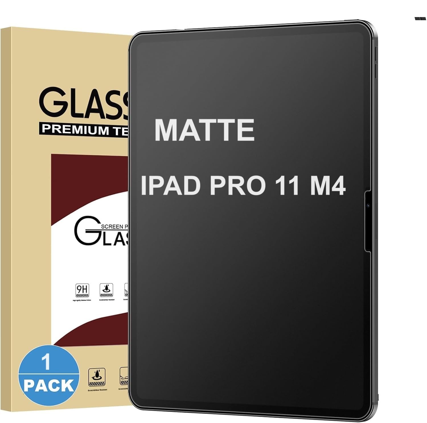 TECHSHIELD iPad Pro 11 Inch M4 2024 5th Generation Matte Glass Screen Protector (Not Privacy) Anti Glare Anti Fingerprint Tempered Glass, Face ID & Apple Pencil Compatible (B0DCZL144S) Amazon Price History, Amazon Price Tracker