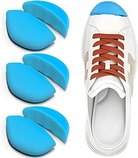 BIGGCOOL Shoe Filler for Loose Shoe, Shoe Inserts to Make Shoes Smaller, Toe Inserts for Shoes Too Big, Prevent Heel Sliping, for Women and Men (Blue, M: Half to one Size Bigger)