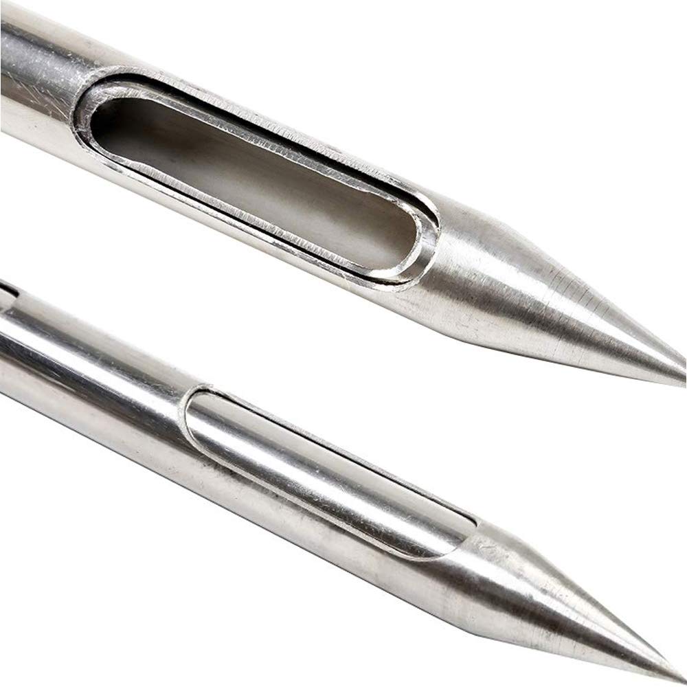 Stainless Steel Grains Sampler Sampling Probe Granule Solid Sack Bag Sampling Double Tubes Slots Solid Thief (38mmX1.5m(3slots))