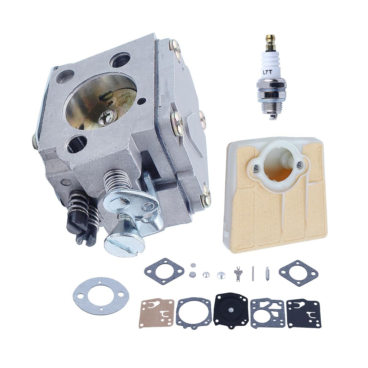 Kit de reparación de carburador con Filtro de Aire Compatible con Motosierra 268, 266, 272 RK-23HS, repuestos for Motosierra Gasolina