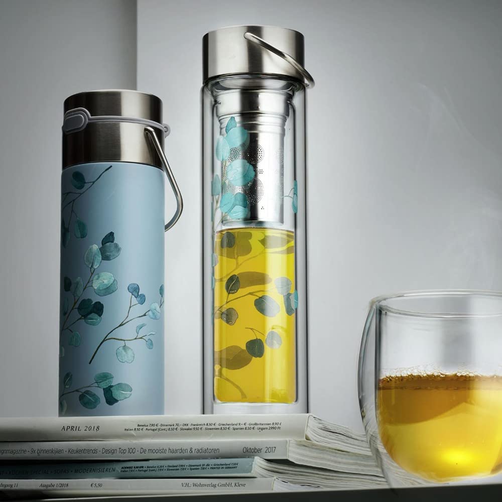 Eigenart Theemaker in Glas To Go Flowtea Cherry Blossom 400ml