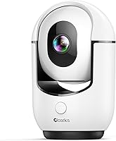 Cloarks 2K Pan/Tilt WiFi Indoor Security Camera: AI Motion Detection, 360° View, Pet Baby Monitor, 2-Way Audio, Night Vision