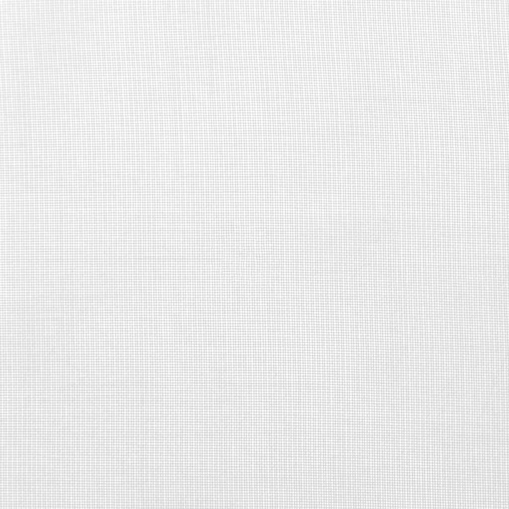 Cortinas de voile blancas, 140 x 225 cm, 2 unidades, con bolsillos para barra, cortinas semitransparentes para salón, dormitorio, cocina, protección visual y protección solar, fáciles de