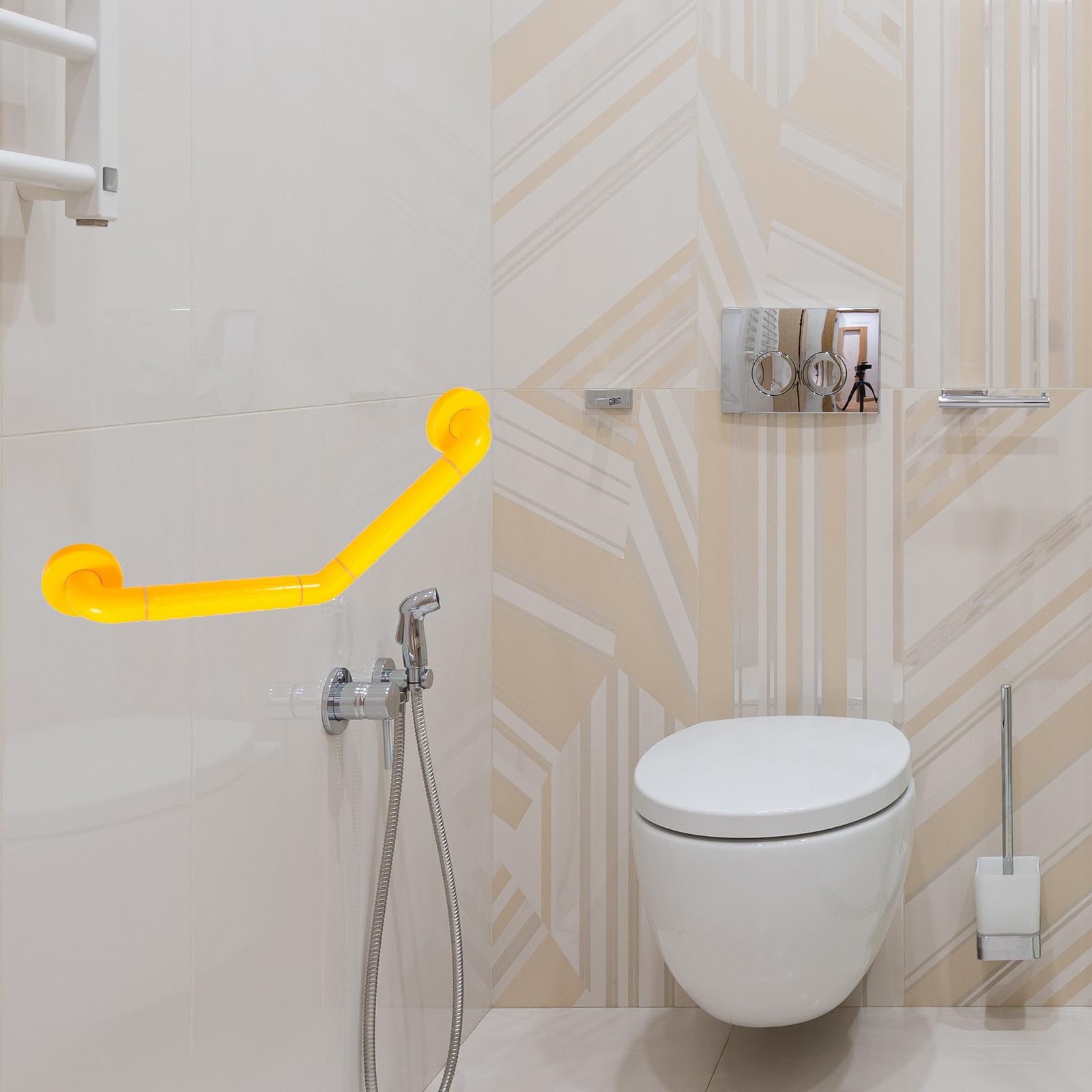 Barra de Apoyo de Baño de Acero Inoxidable, Confiable para Ducha y Hogar