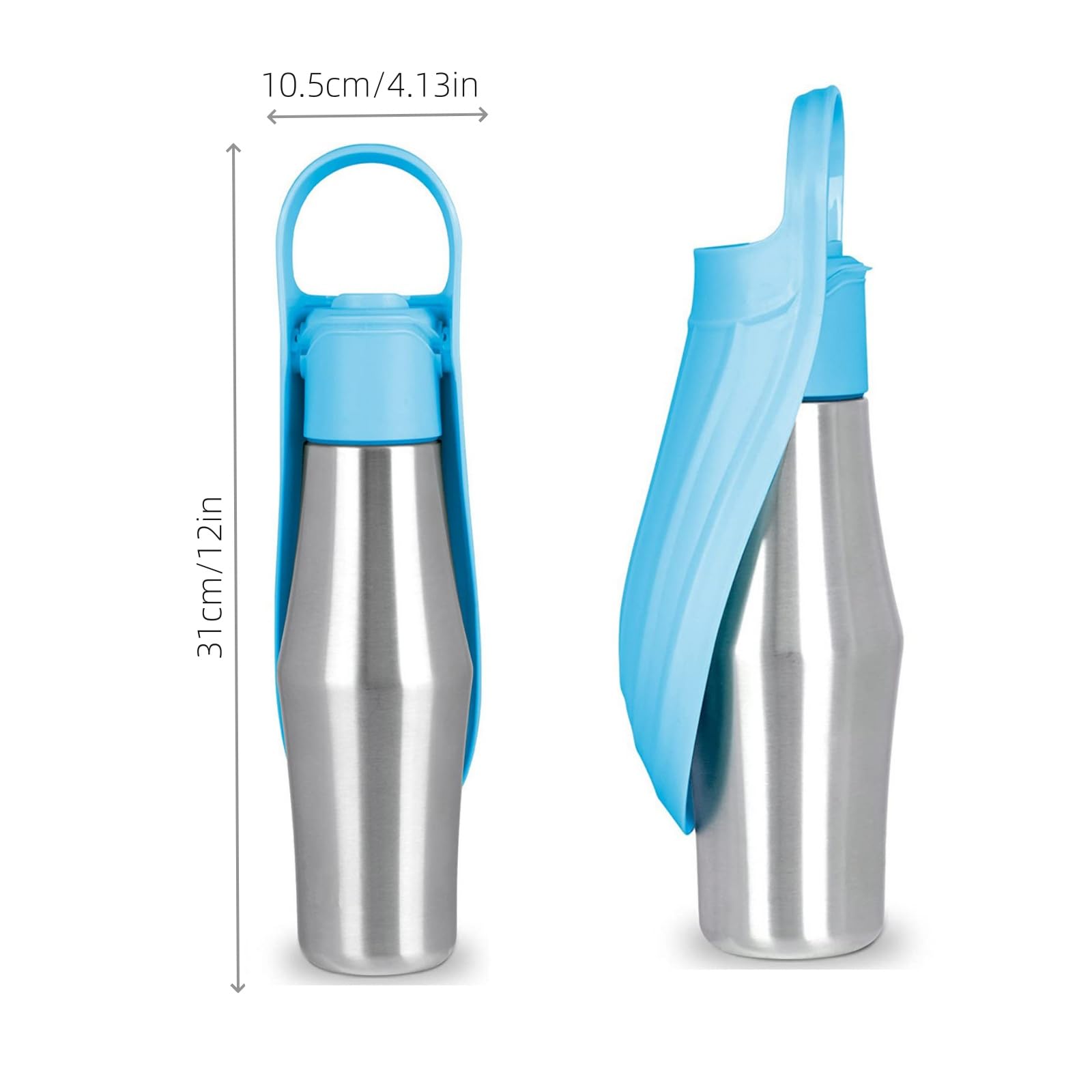Borraccia per cani da passeggio per, borraccia termica per, borraccia per in acciaio inox 304 per portatile e gatti