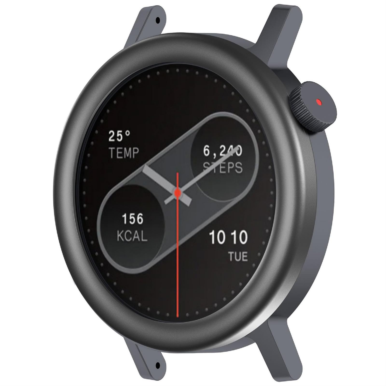 GIOPUEY Bezel Style for CMF Watch PRO 2, Bezel Styling Ring Stainless Steel Bezel Ring, Protective Metal Ring in Aluminium Alloy – Black per CMF Watch Pro 2 Black