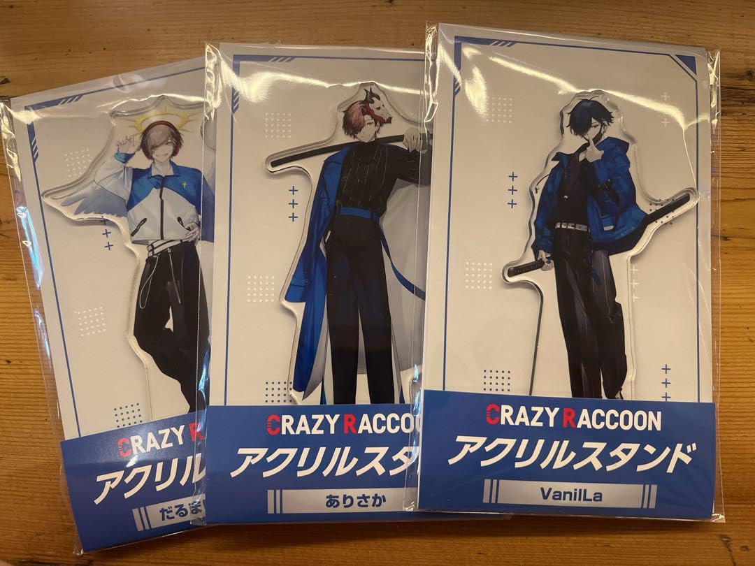 Amazon.co.jp: crazyraccoon ローソンコラボ アクリルスタンド