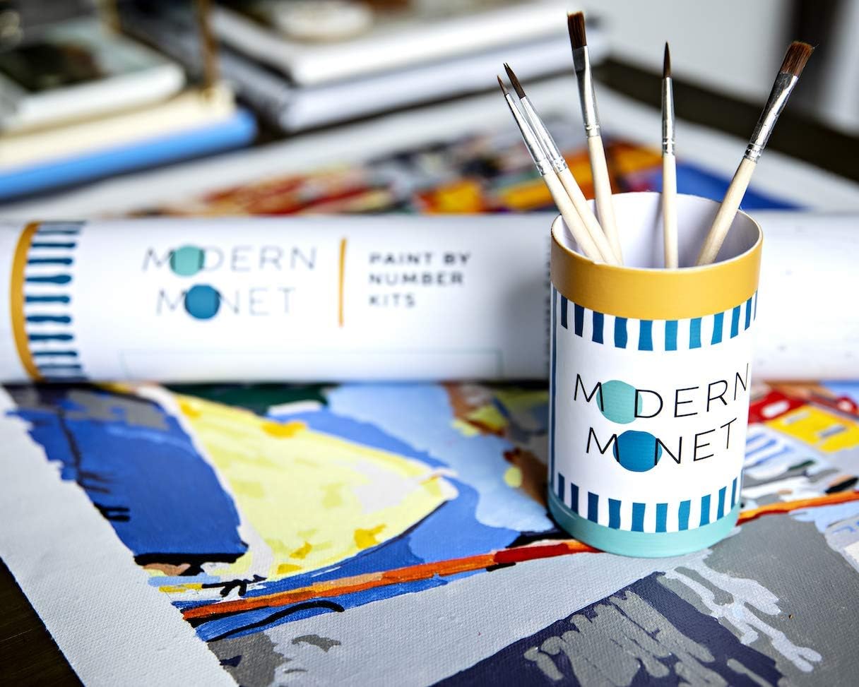 Modern Monet Kits Paint by Number for Adults | DIY 16x20 Modern Decor Eiffel Tower Color by Numbers Canvas for Adults & Teens | As Seen On Shark Tank & Oprah's Favorite Thing (Everything Eiffel)