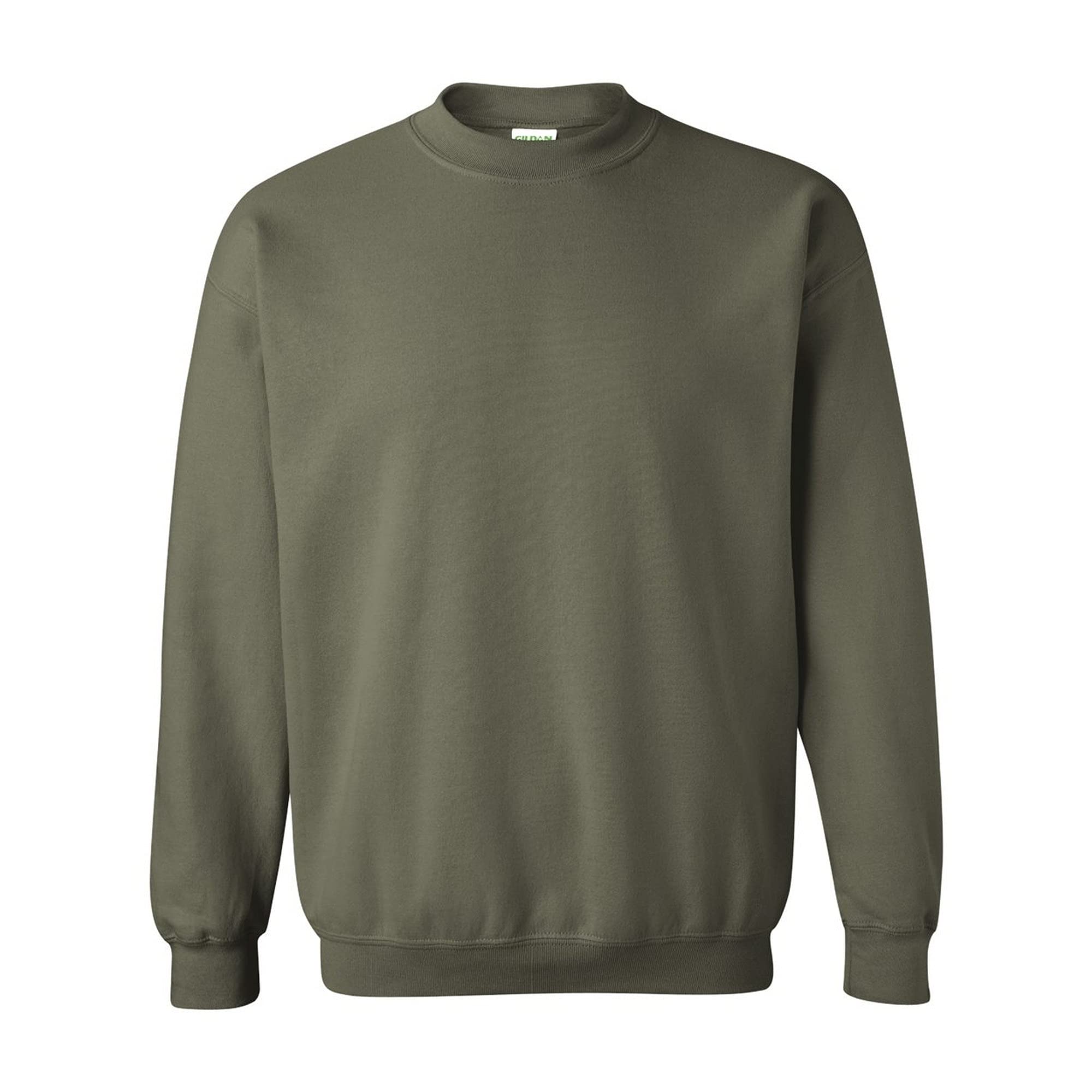 GILDAN Men's 50/50 Adult Crewneck Sweatshirt, Green (Military Green), XXL UK