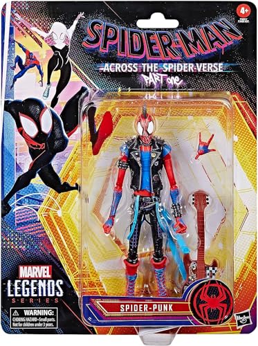 Hasbro Spider-Man: Across the Spider-Verse Marvel Legends 6-inch Action Figure Spider Punk Hobby Brown 2023 MCU Movie Anime [Parallel Import Goods] - Thumbnail 2