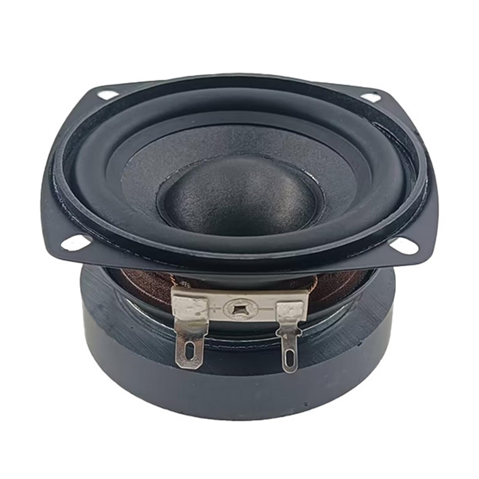 2-Pack 3 Inch Round Waterproof Speakers - 4 Ohm 5W 78mm Transparent Loudspeakers