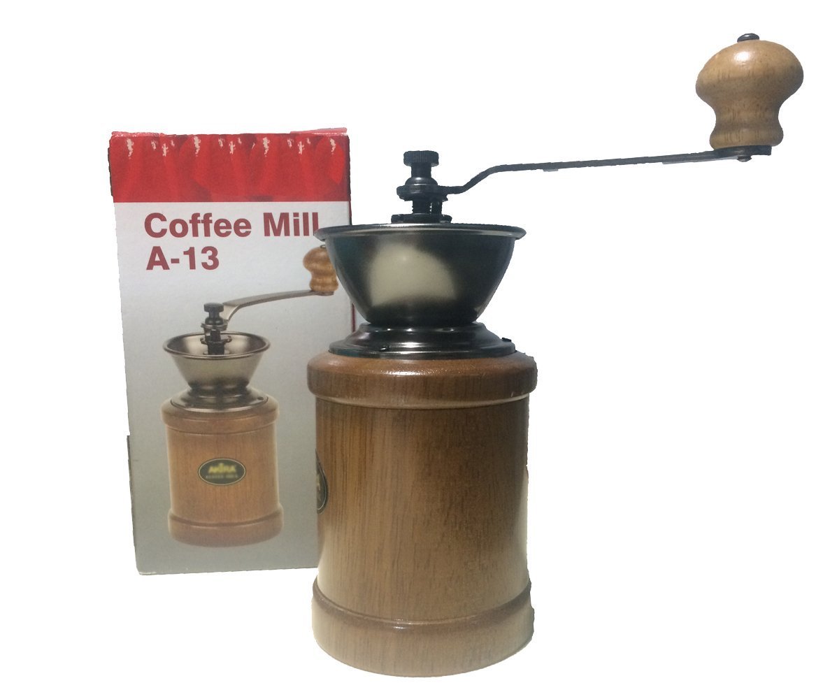 GOO® Moulin à Café En Acier Inoxydable Moulin à Café Manuel En Acier