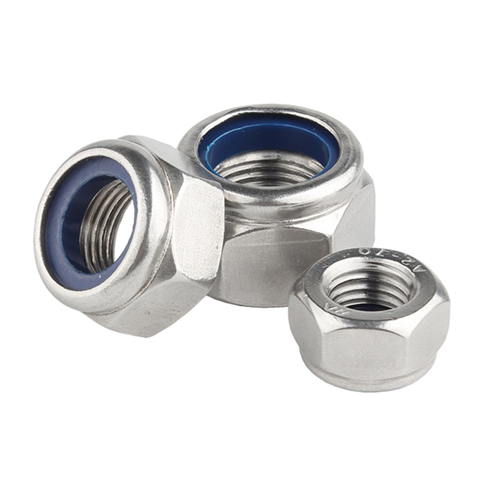 Écrou de blocage en acier inoxydable 304, 20 pièces for boulons filetés