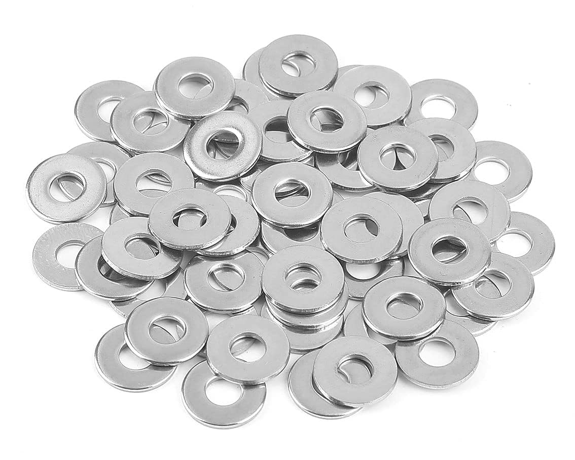 (M8) Flat Washer, Zinc Plated Finish Flat Washers For Bolt Screw Suitable for Factories Repair, Kitchens, Shops, and Outdoor Construction by Bolt Dropper (100)-image-24