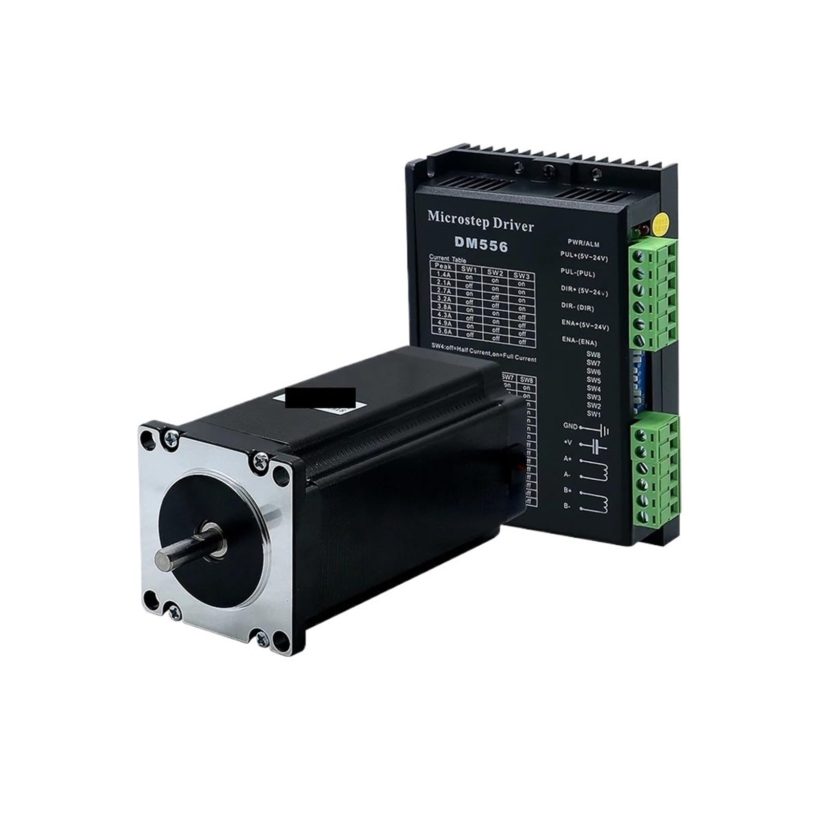 2RD58I8PM Stepper Motor Driver Nema23 Open Loop Kit 2H 57HS112 3N.m 3.0A +TB6600/DM542/DM556/DM556D(TB6600)