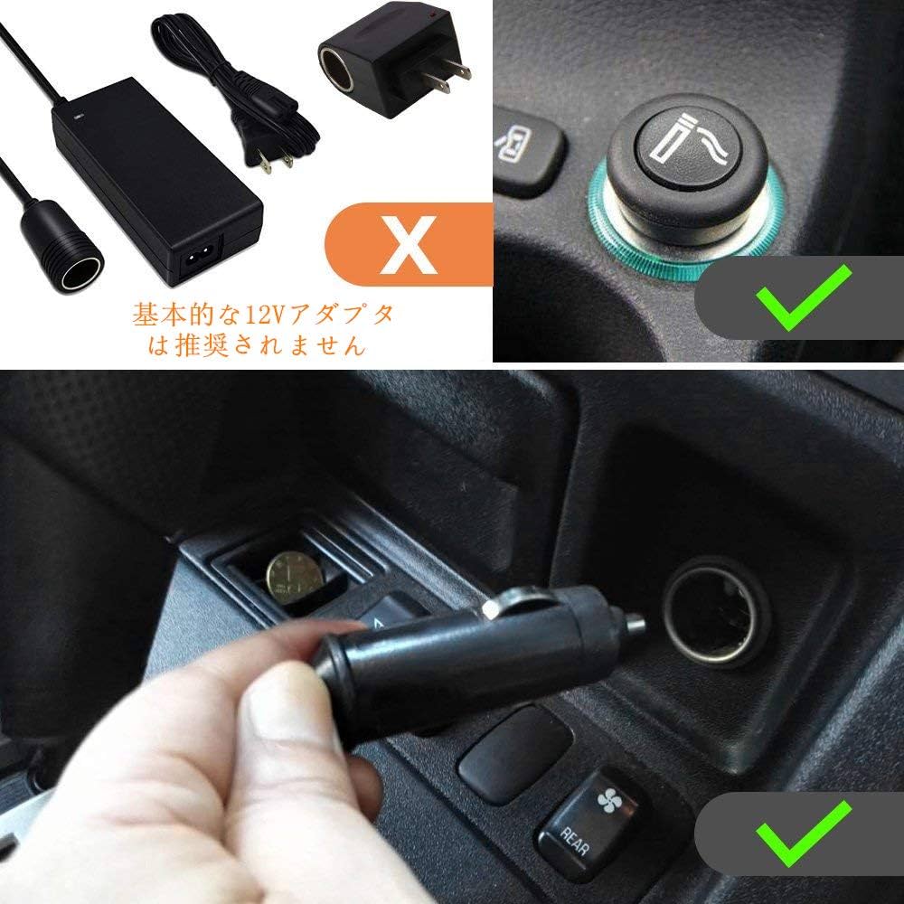 Amazon.co.jp: 電動エアーポンプ DC12V 空気入れ&空気抜き 両対応 エア