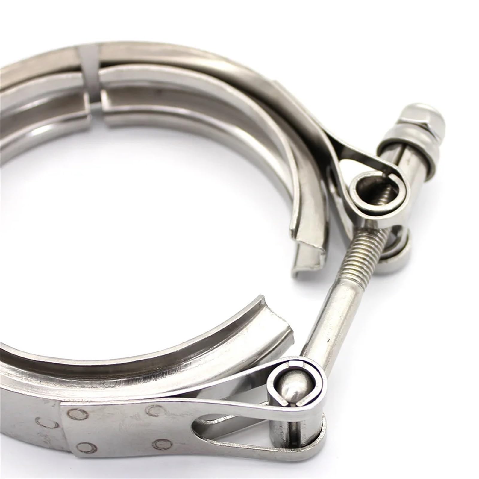 Abrazaderas de manguera banda en V acero inoxidable 304 for juntas tubo escape motor gasolina