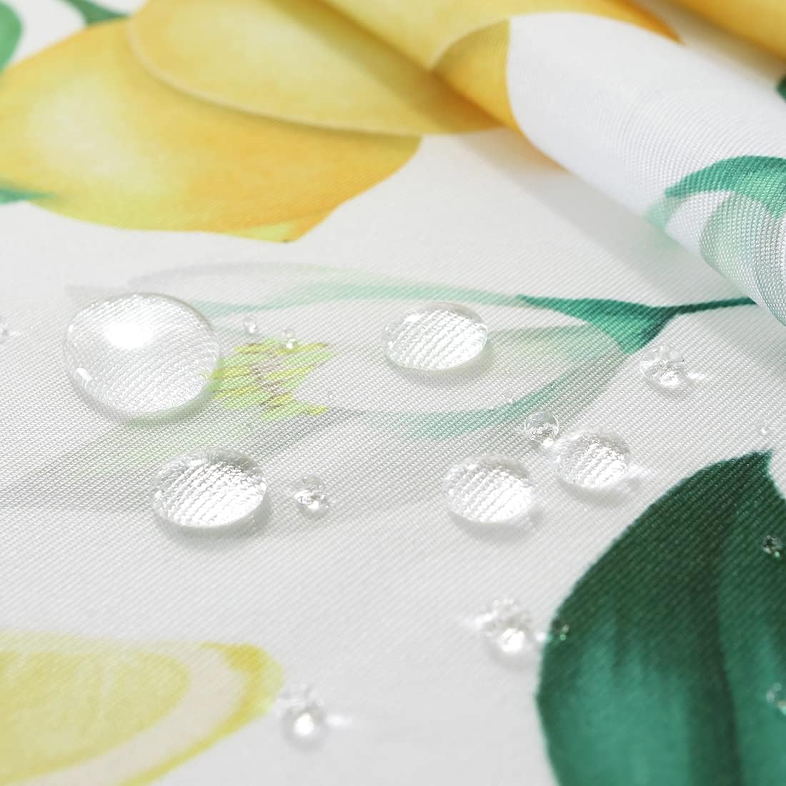 SASTYBALE Outdoor Tablecloth with Umbrella Hole and Zipper, Summer Lemon Table Cloth Wrinkle Resistant, Spill-Proof & Oil-Proof Table Cover for Summer Party Picnic Dinner (Rectangle, 60" x 120")