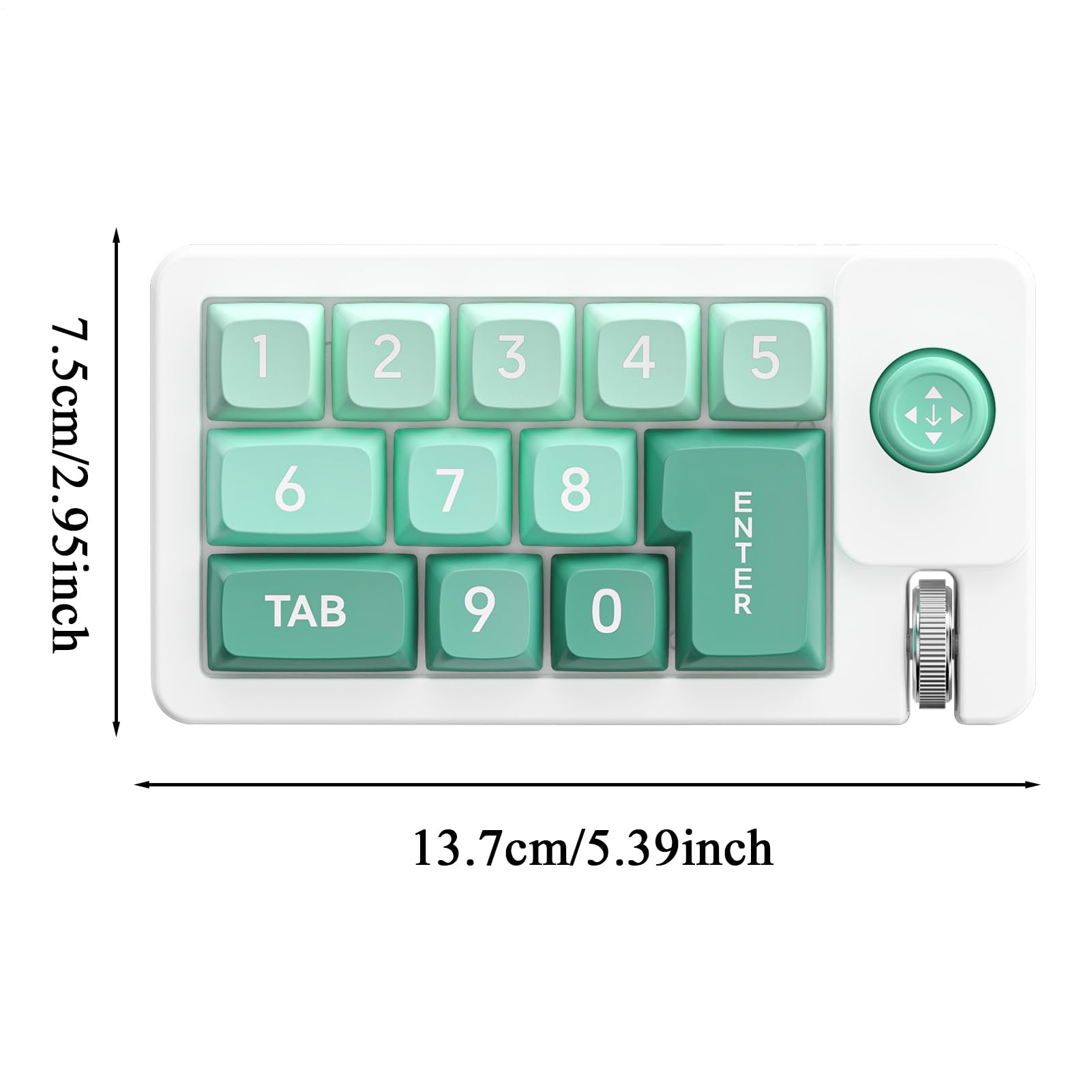 Clavier mécanique Pavé numérique Ergonomique pour Une Seule Main