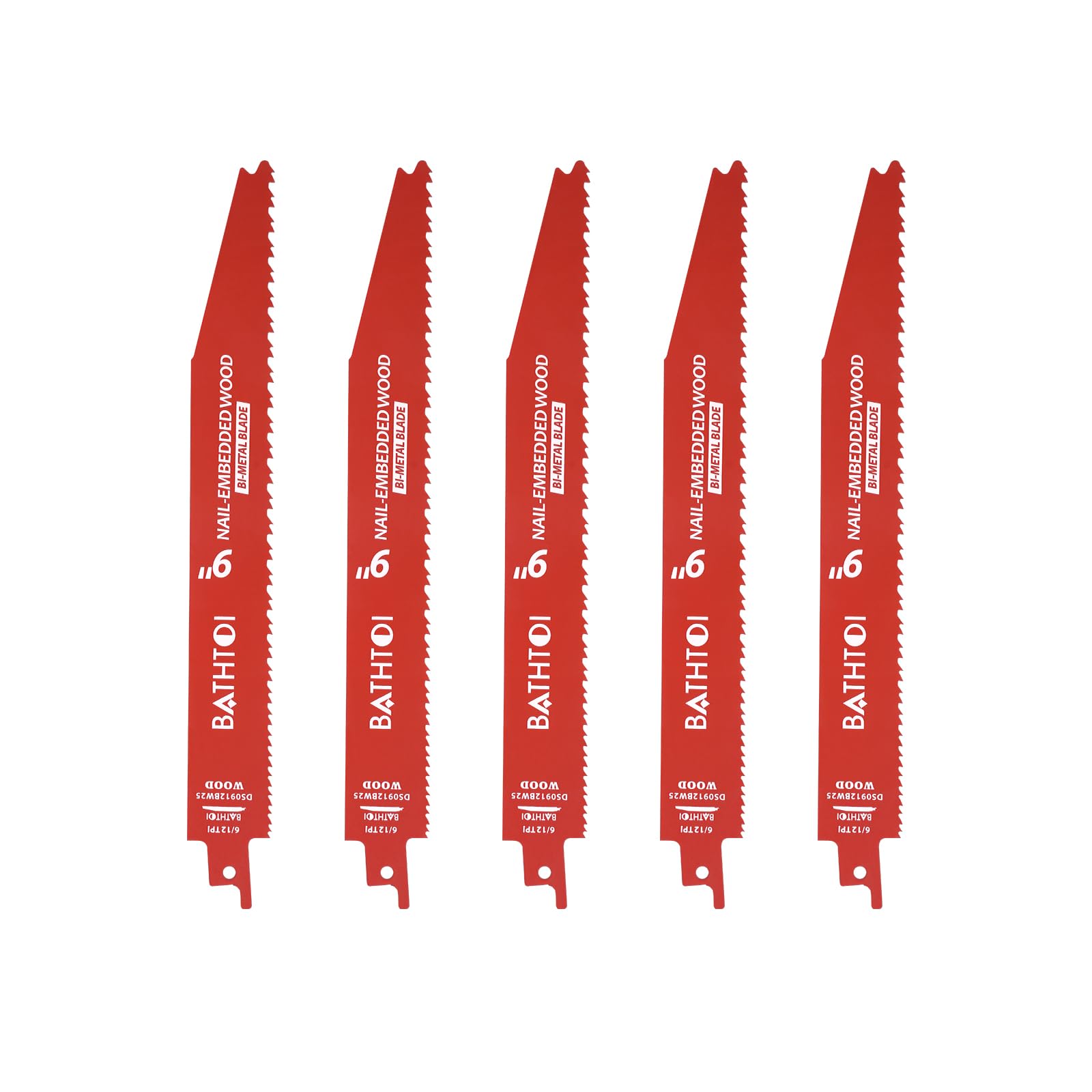 Reciprocating Saw Blades - 25 Pack 6 Inch -11 Reciprocating Saw Blades - 25 Pack 6 Inch -11